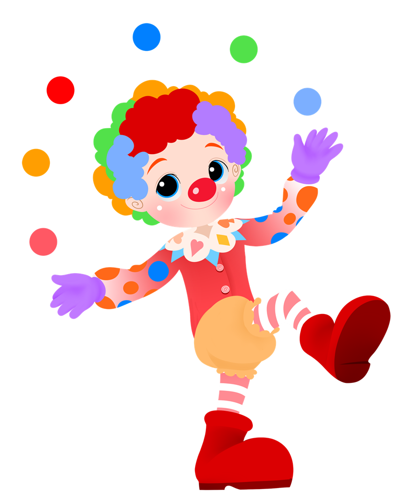 School clown clipart kid 2