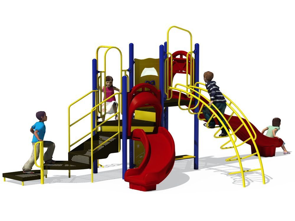 Single playground equipment clipart kid