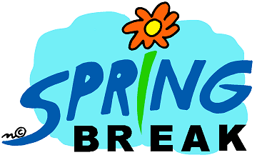 Spring break animated clip art clipart 3