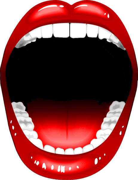 Big mouth clipart kid 2