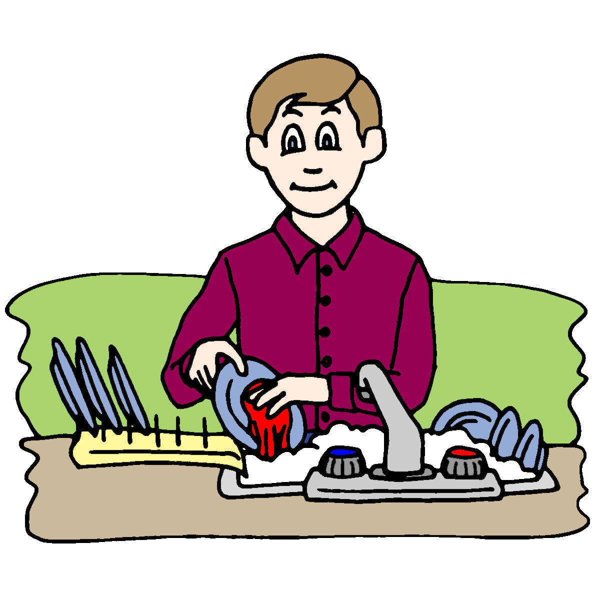 Cleaning clean up clipart kid 2
