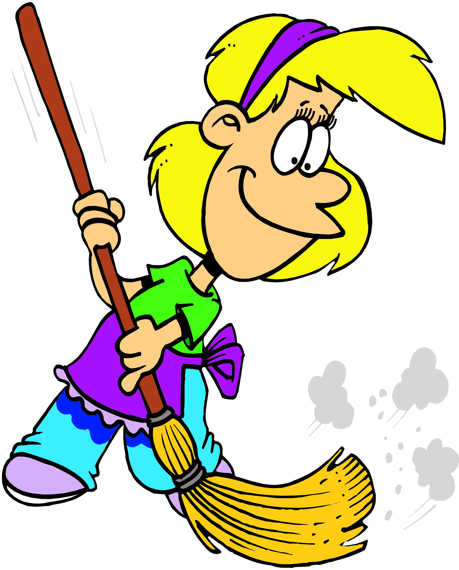 Cleaning clean up clipart kid