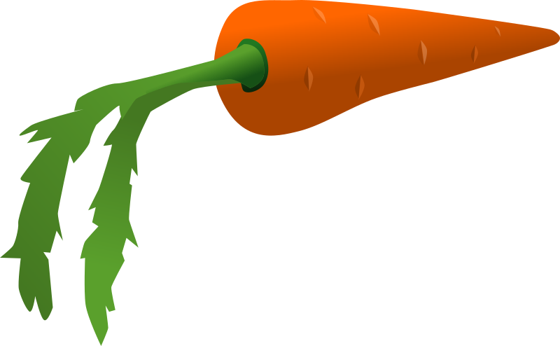 Clipart cartoon carrot