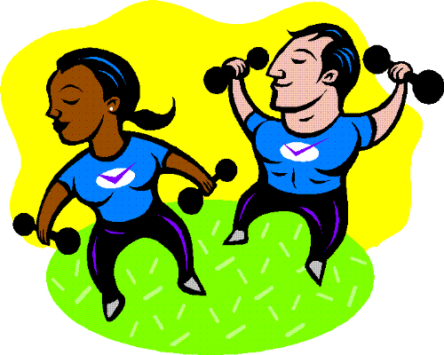 Exercise clip art free clipart images