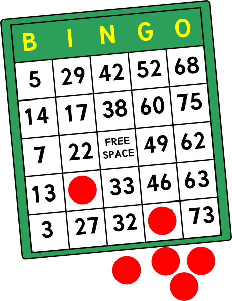 Free bingo clipart 3