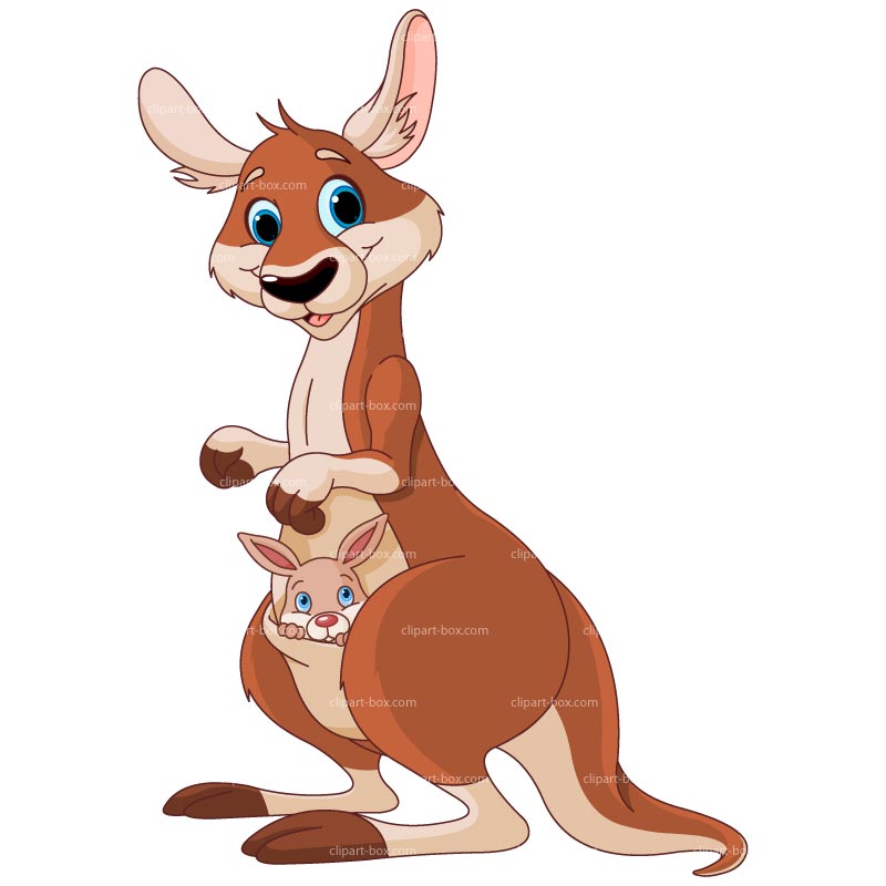 Free kangaroo clipart 1 page of public domain clip art image 9