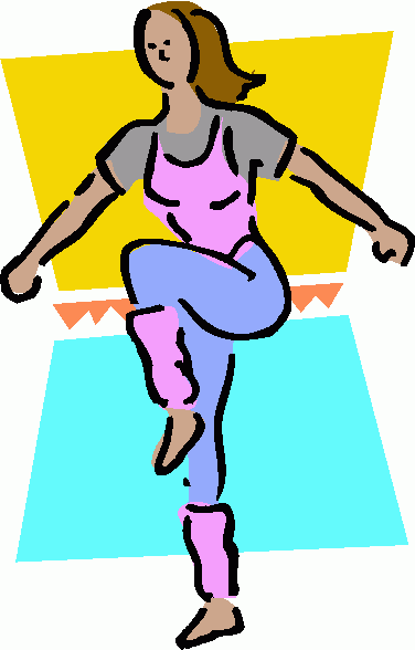 Funny exercise clipart kid
