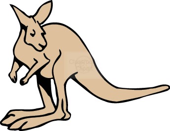 Kangaroo clipart 3