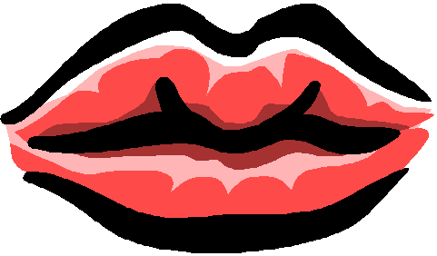 Mouth clip art vector clipart image 6