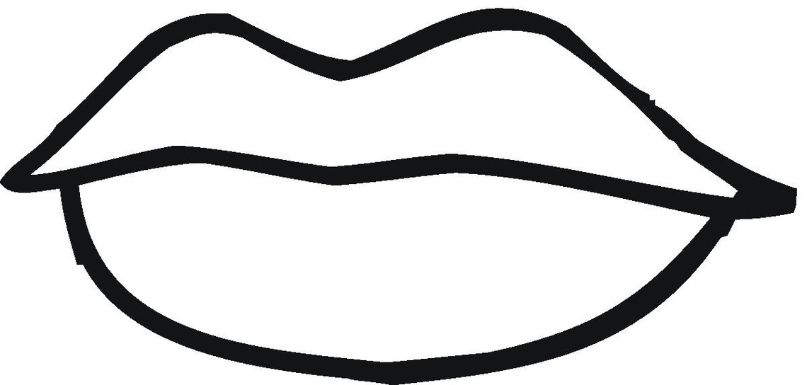 Mouth lips clip art white clipart free to use resource