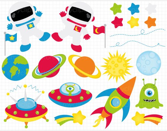Outer space clip art and spaces on
