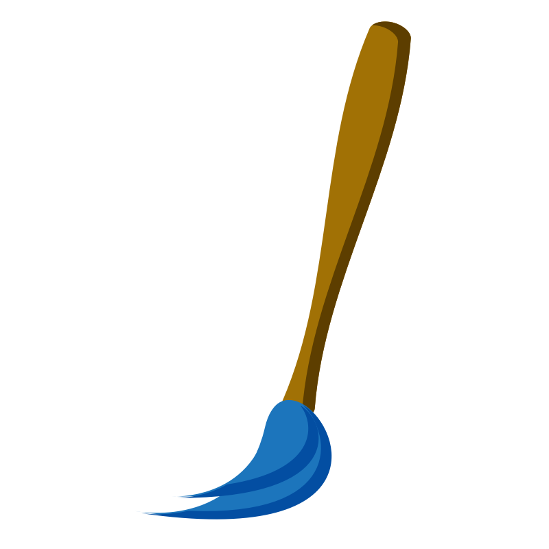Paintbrush clipart hostted