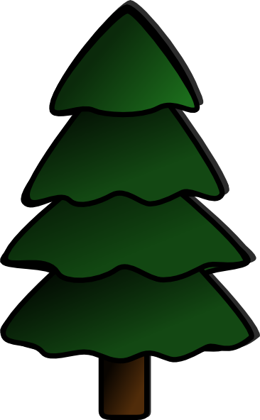 Pine tree clip art to download