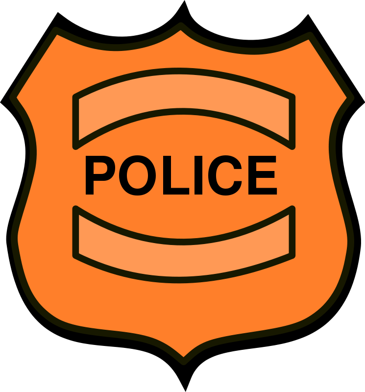 Police officer badge clipart free images 2