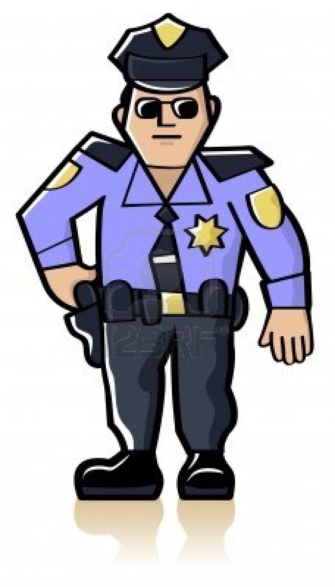 Police officer clipart