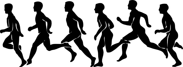 Running exercise clip art free vector in open office drawing svg