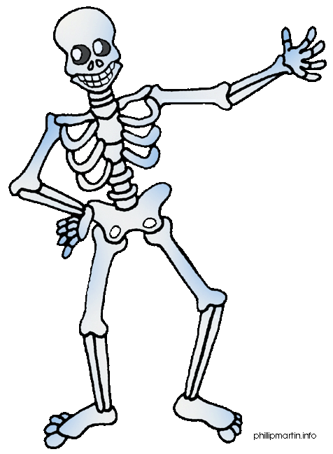Skeleton clip art free clipart images 2