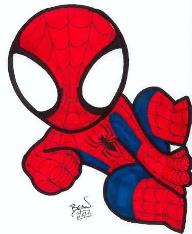 Spiderman clip art image 3