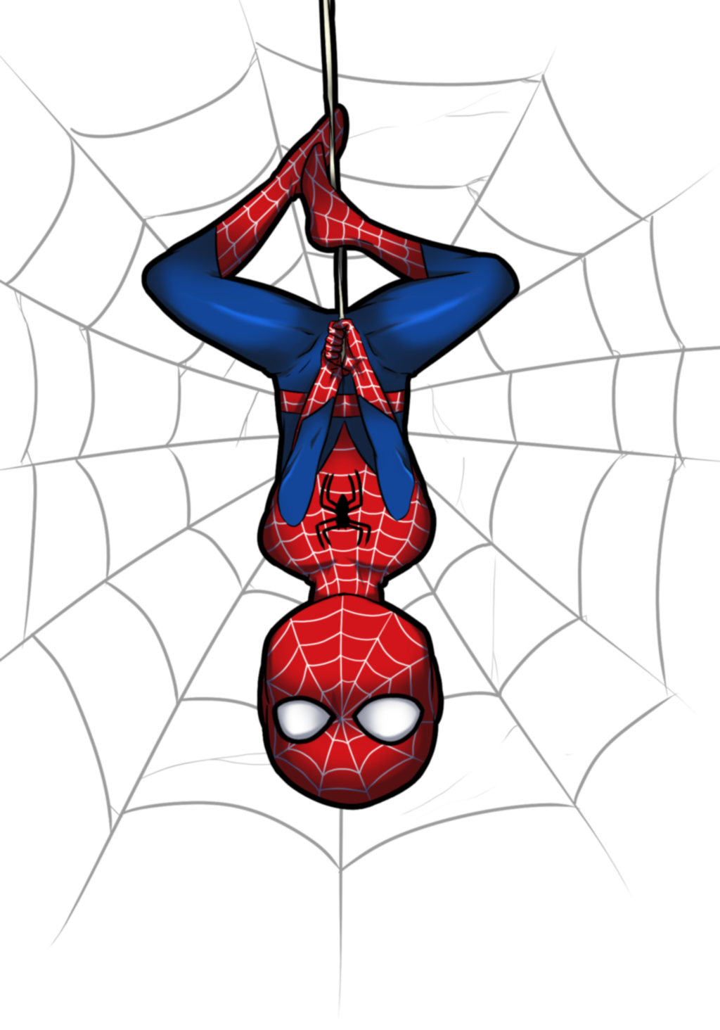 Spiderman spider man web clipart kid