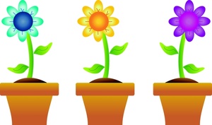Spring flowers border clipart free images 3