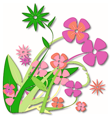 Spring flowers border clipart free images 6