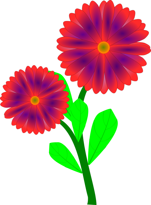 Spring flowers clip art free printable 5