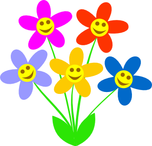 Spring flowers clipart free images
