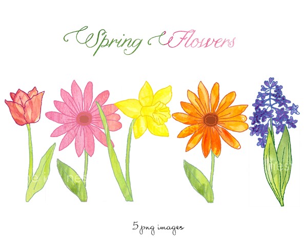 Spring Flowers Clipart Images Illustrations Photos Cliparting Com
