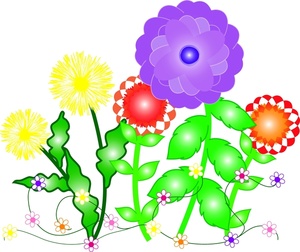 Spring flowers flowers clipart image variety of spring