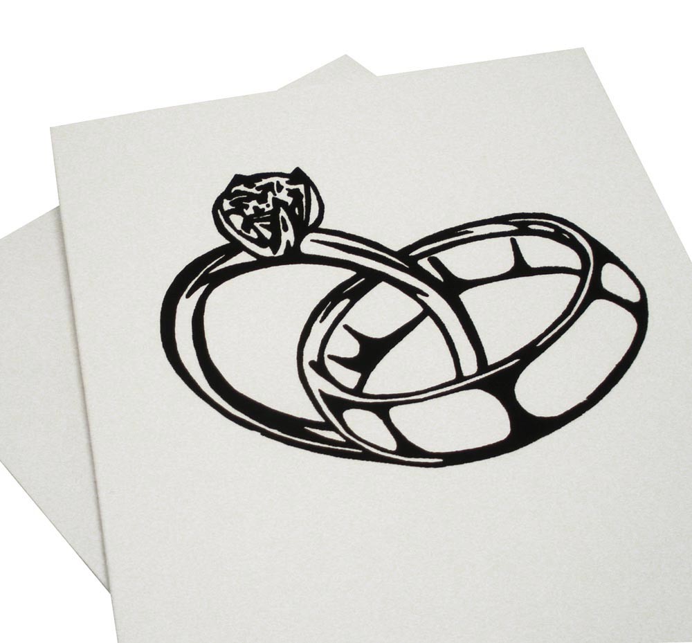 Wedding ring clip art with flowers free clipart 2