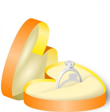 Wedding ring engagement clipart free cliparts and