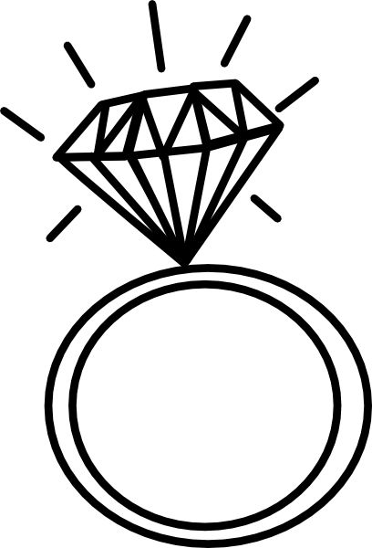 Wedding ring engagement ring graphic rings clipart