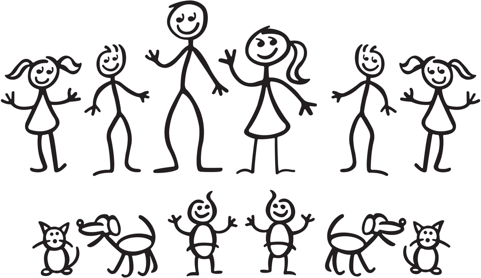 0 images about family stick figures on cliparts