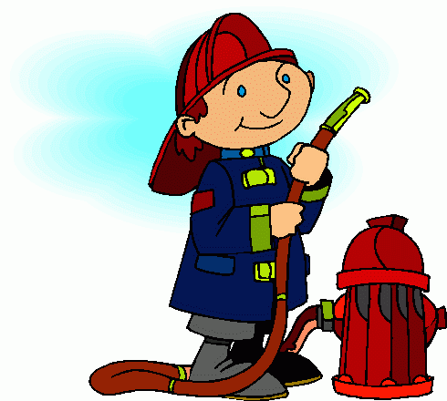 Animated firefighter clipart clipartfest