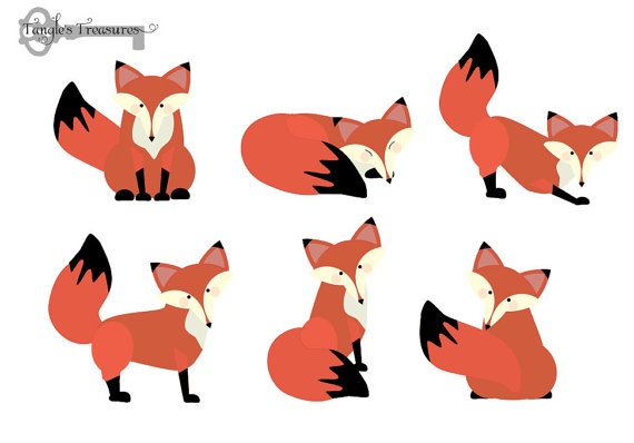 Baby fox clipart free images 3