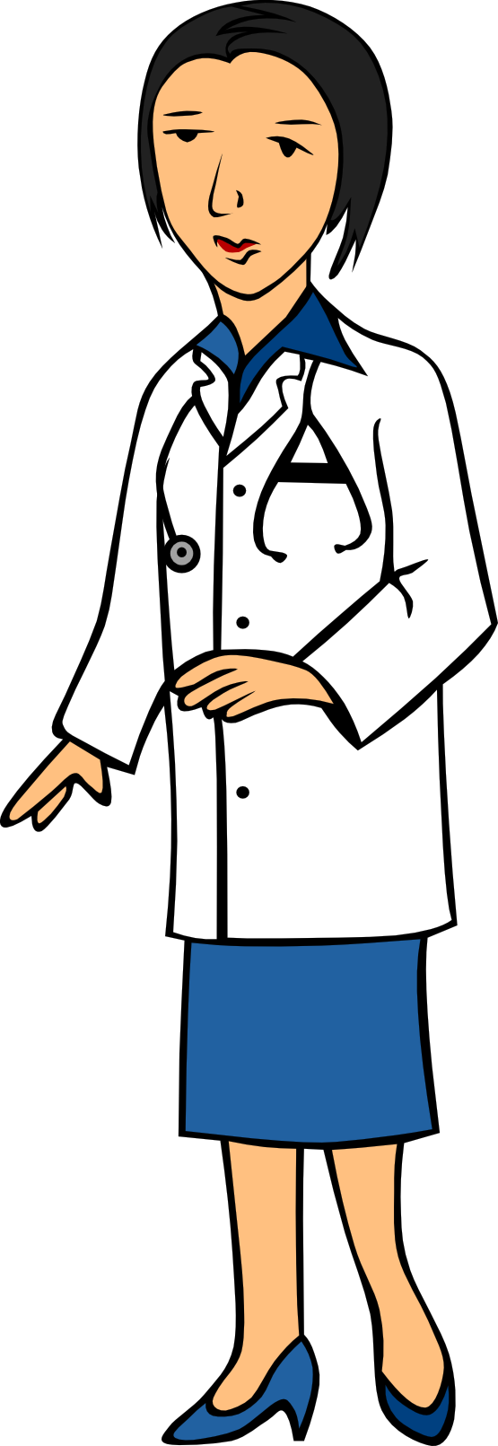 Black female doctor clipart free images