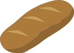 Bread clipart image loaf of