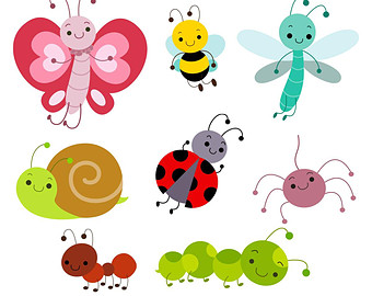 Bug cute insect clipart kid
