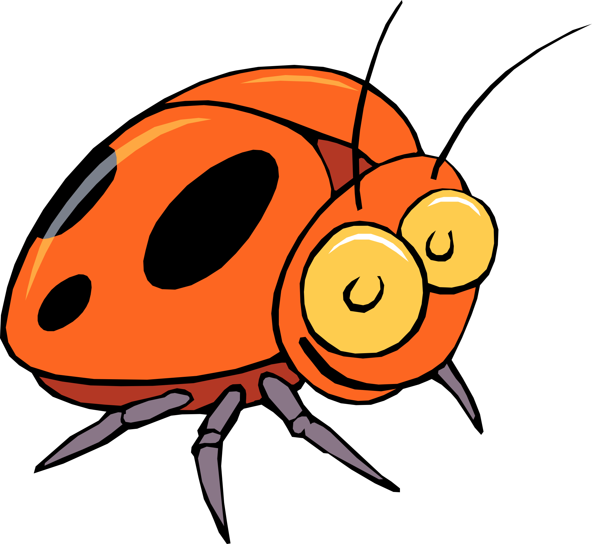 Bug insect clipart kid