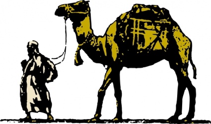 Camel clip art vector graphics
