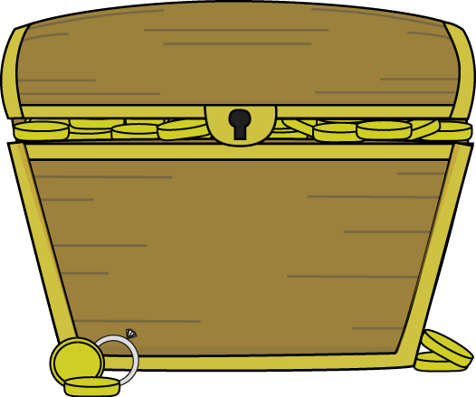 Clipart treasure chest getbellhop