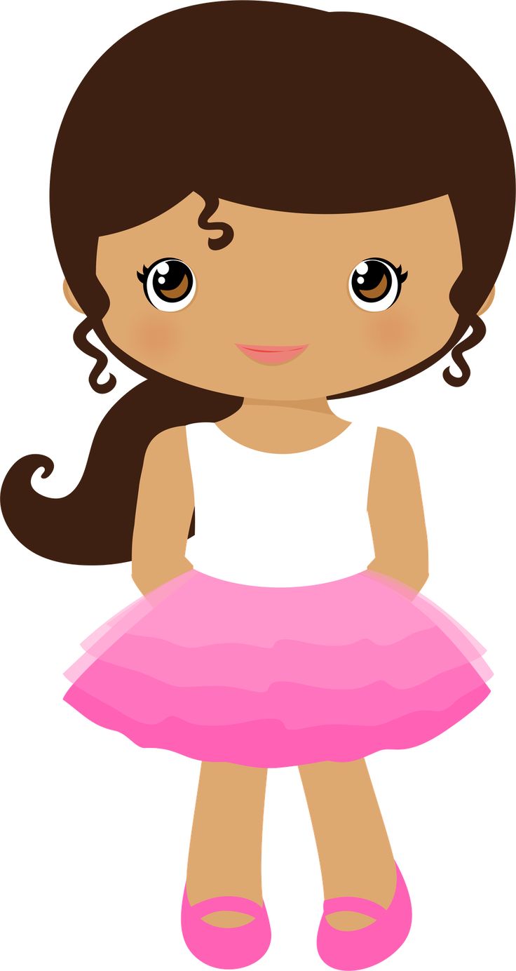 Cute clipart and girls on