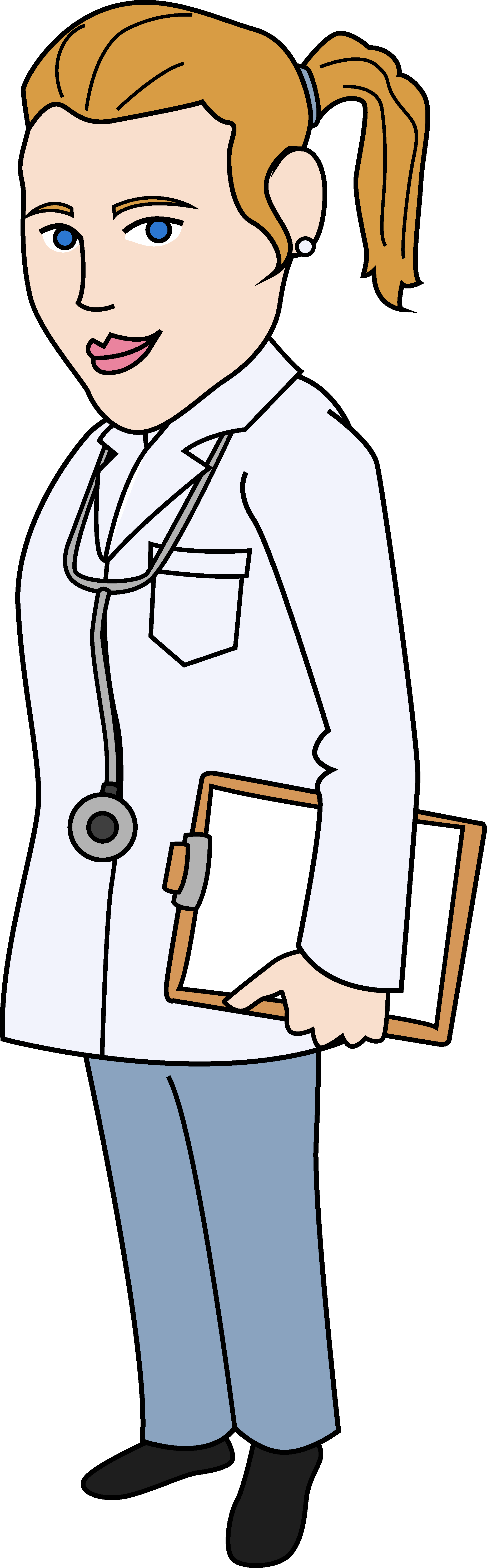 Doctor clip art illustration free