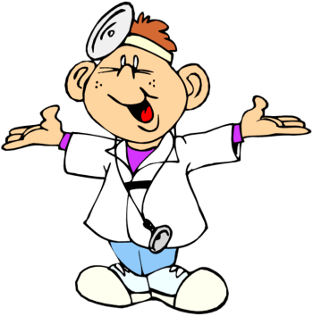 Doctor clipart black and white free images 4