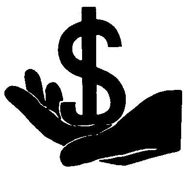Dollar sign clipart black and white free 3