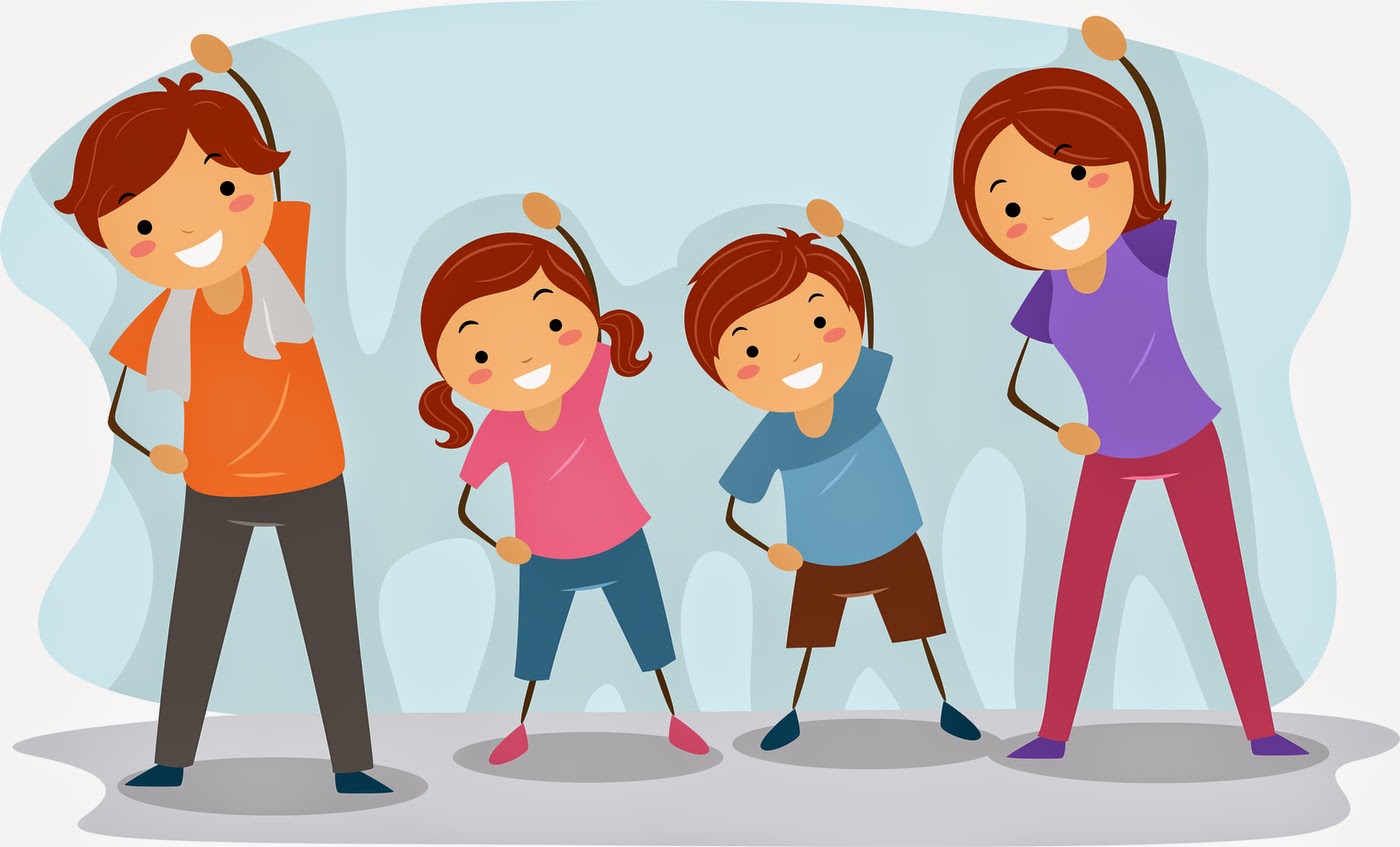 Family fitness clipart clipartfest