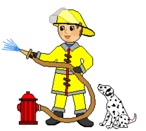 Firefighter clip art fire department free