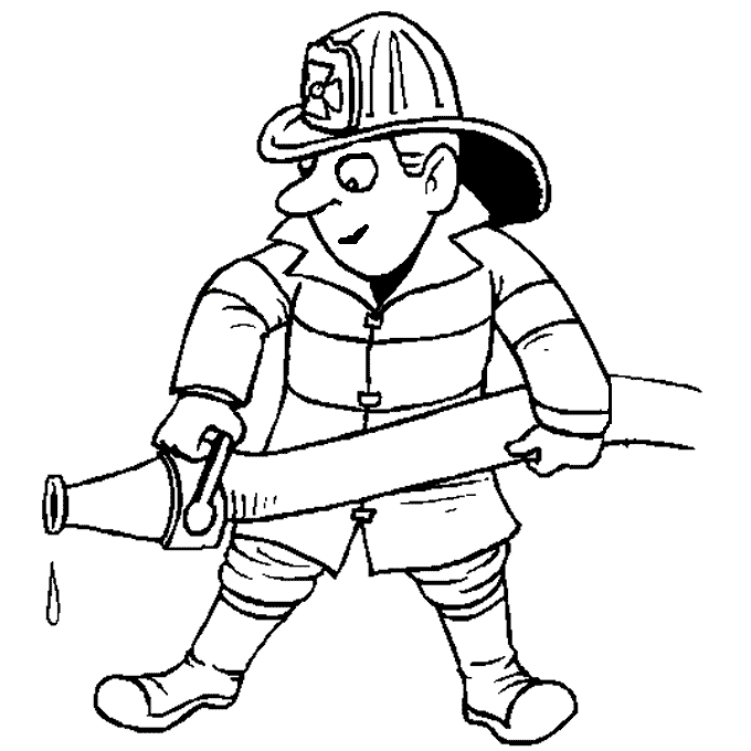 Firefighter clipart clipart