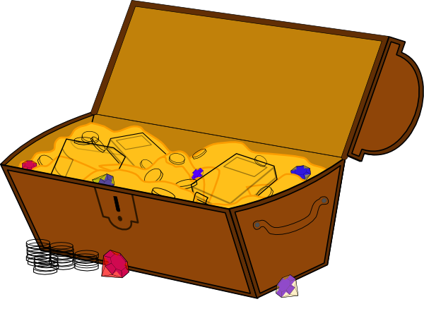 Free treasure chest clipart the cliparts 4 clipartix