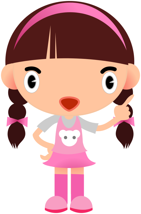 Girl clip art black and white free clipart images